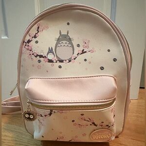 My Neighbor Totoro Pink Cherry Blossom Mini Backpack
